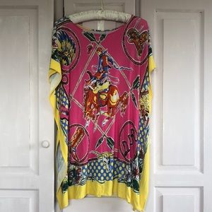 Vintage double d too with bucking bronco and other western motifs worn once...